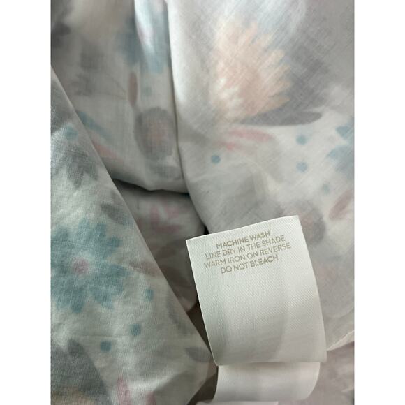 Boden Rosamund Wrap Blouse Womens‎ Size 16R Multicolor Floral Long Sleeves Artsy - Picture 8 of 10